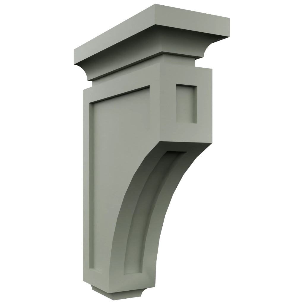 Fabuwood Pistachio Green CMCB Corbel, Front View