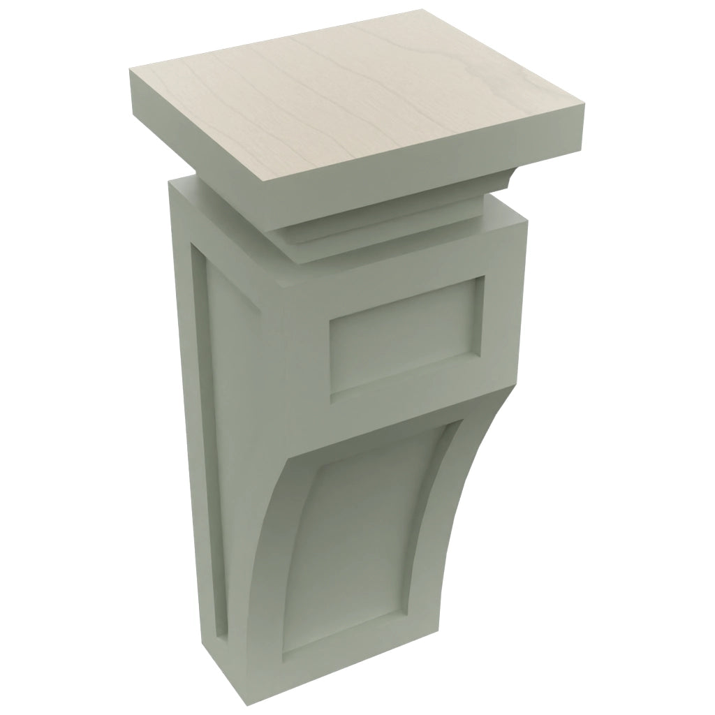 Fabuwood Pistachio Green CML Corbel, Top View