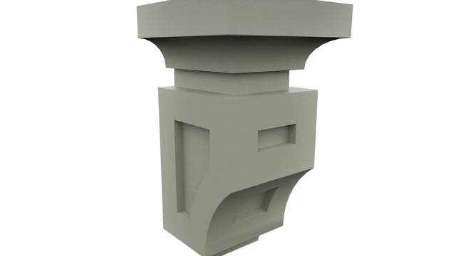 Fabuwood Pistachio Green CMS Corbel, Detail View