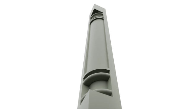 Fabuwood Pistachio Green CP36 Base Post, Detail View