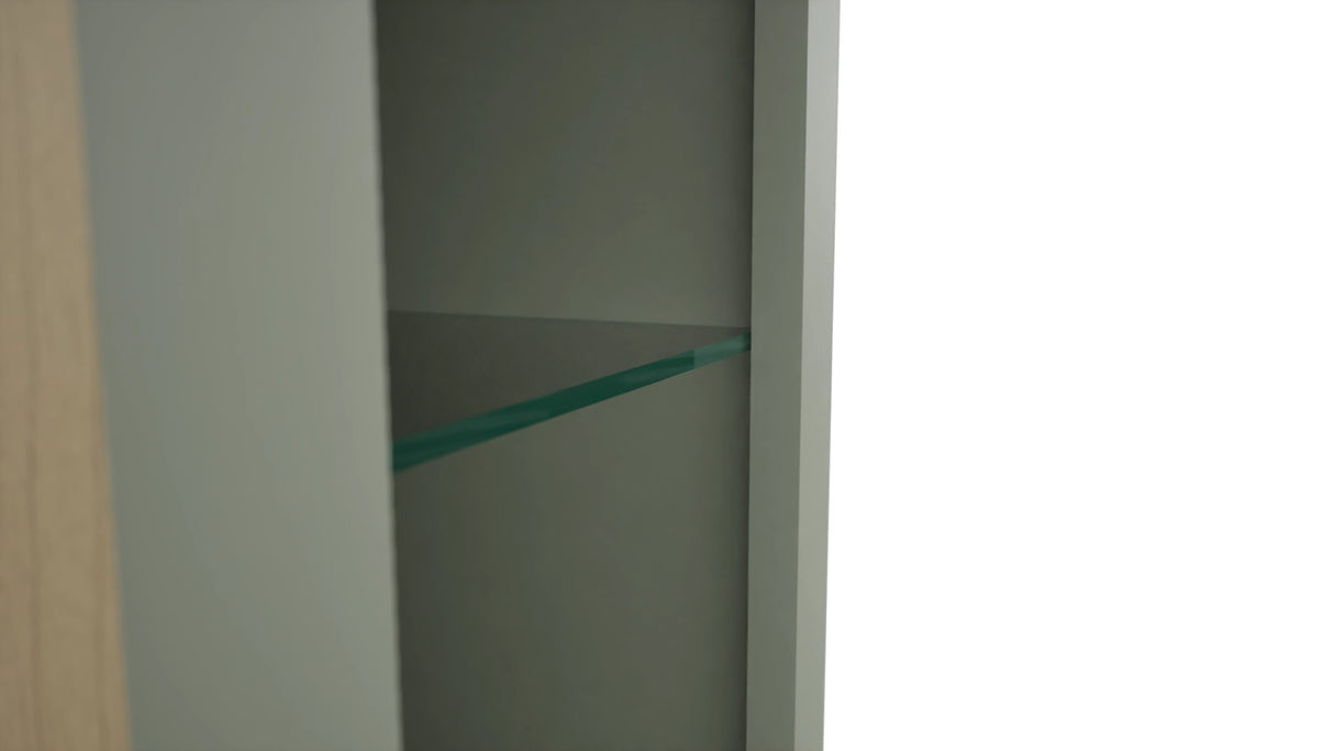 Fabuwood Pistachio Green NDW1230 Wall Standard No Door Cabinet, Detail View