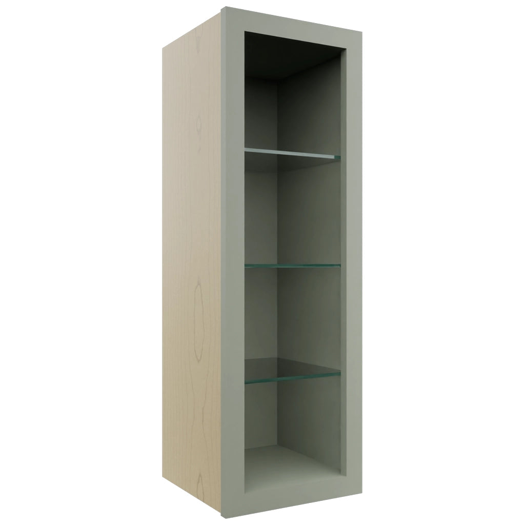 Fabuwood Pistachio Green NDW1236 Wall Standard No Door Cabinet, Front View