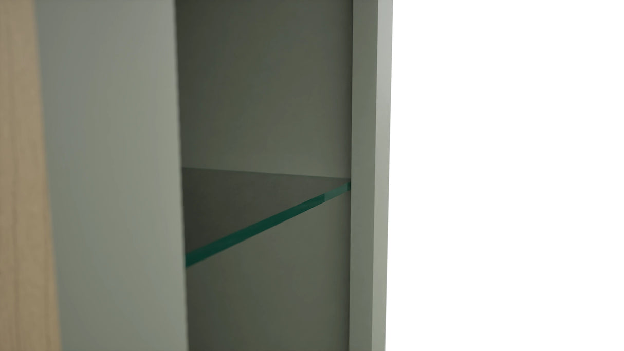 Fabuwood Pistachio Green NDW1236 Wall Standard No Door Cabinet, Detail View