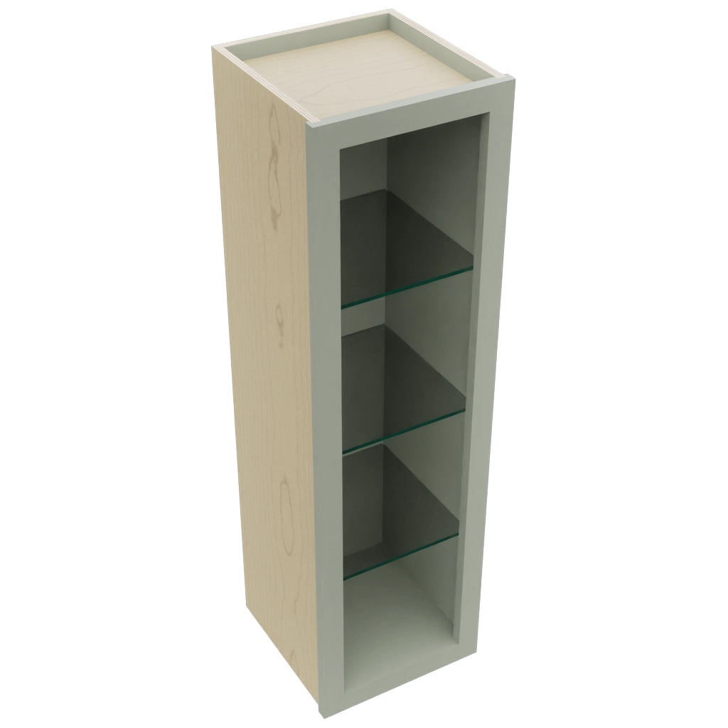 Fabuwood Pistachio Green NDW1242 Wall Standard No Door Cabinet, Top View
