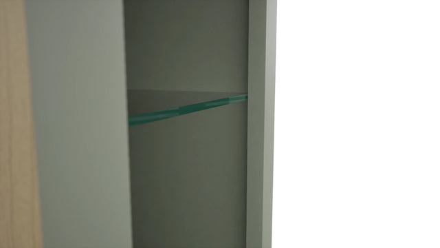 Fabuwood Pistachio Green NDW1242 Wall Standard No Door Cabinet, Detail View