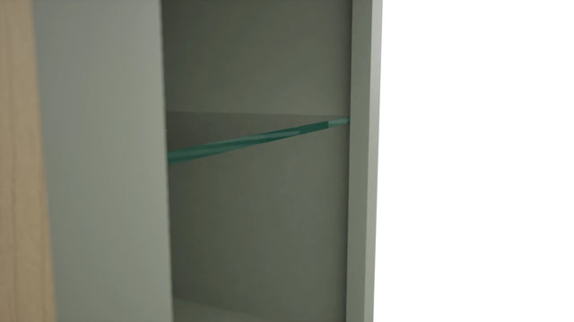 Fabuwood Pistachio Green NDW1542 Wall Standard No Door Cabinet, Detail View