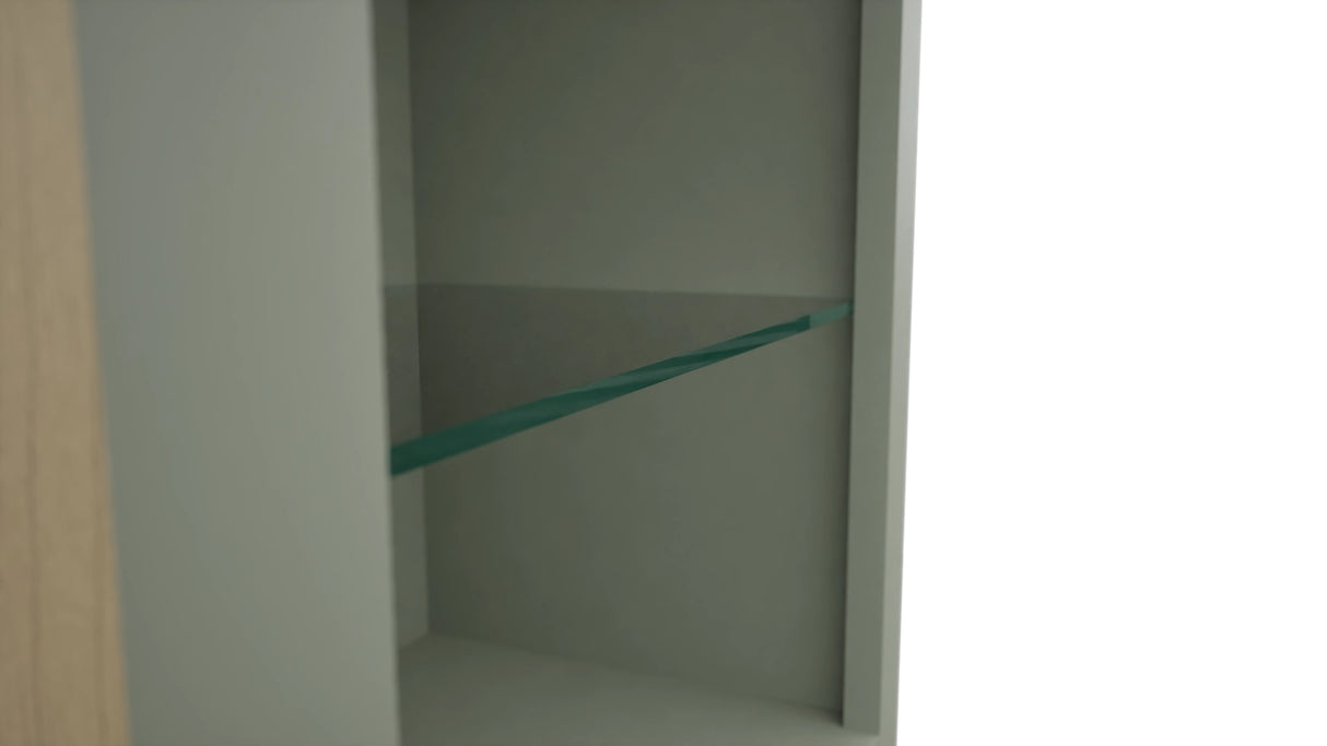Fabuwood Pistachio Green NDW1839 Wall Standard No Door Cabinet, Detail View