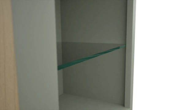 Fabuwood Pistachio Green NDW1839 Wall Standard No Door Cabinet, Detail View