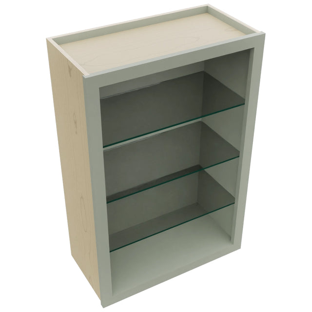 Fabuwood Pistachio Green NDW2436 Wall Standard No Door Cabinet, Top View