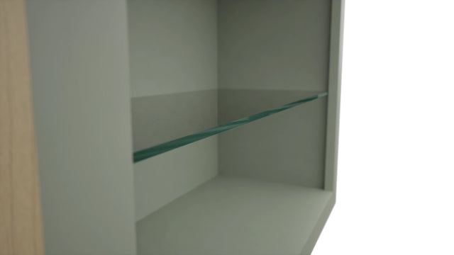 Fabuwood Pistachio Green NDW3039 Wall Standard No Door Cabinet, Detail View
