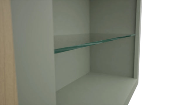Fabuwood Pistachio Green NDW3042 Wall Standard No Door Cabinet, Detail View