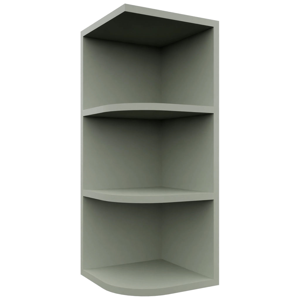 Fabuwood Pistachio Green OE1230 Wall Open End Cabinet, Front View