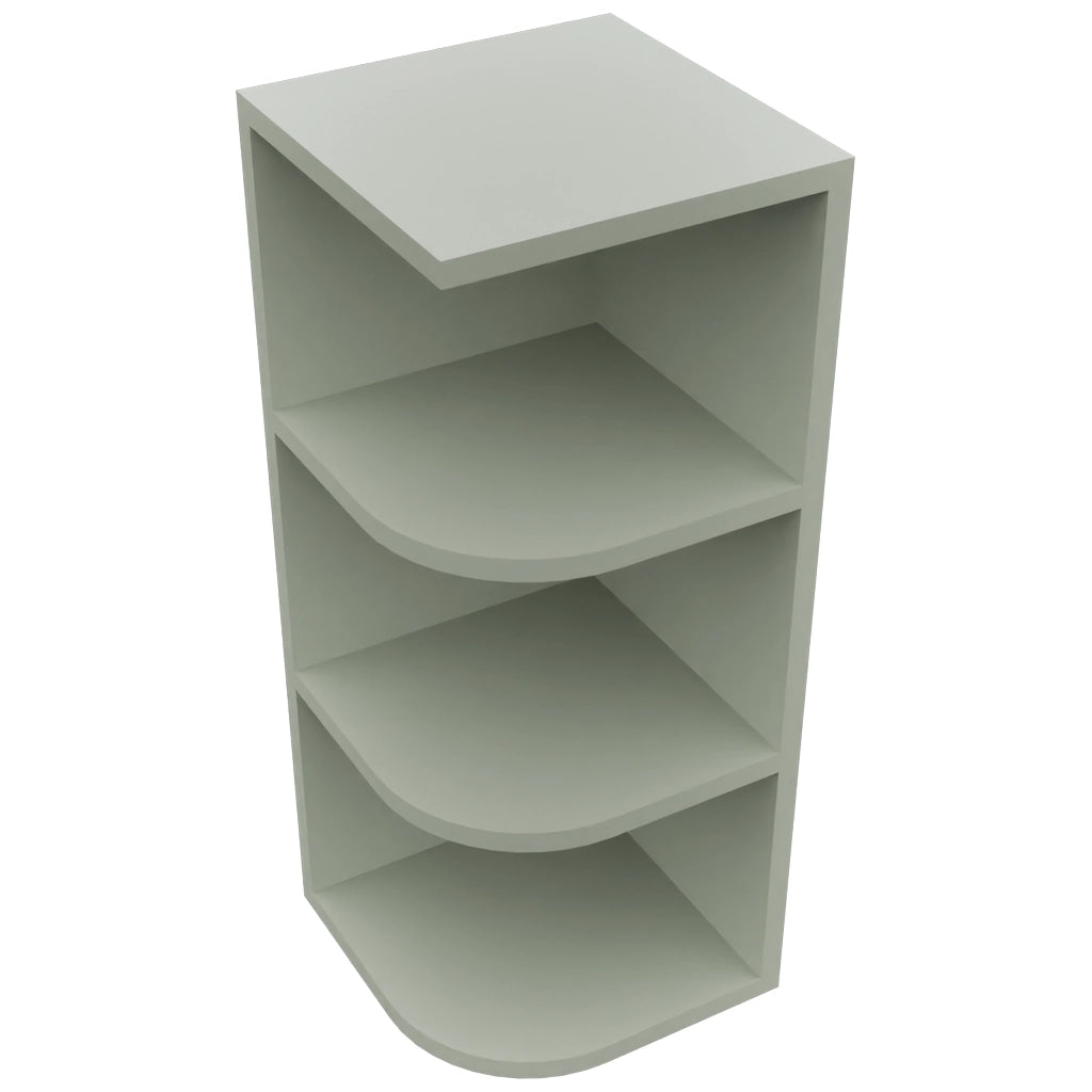 Fabuwood Pistachio Green OE1230 Wall Open End Cabinet, Top View