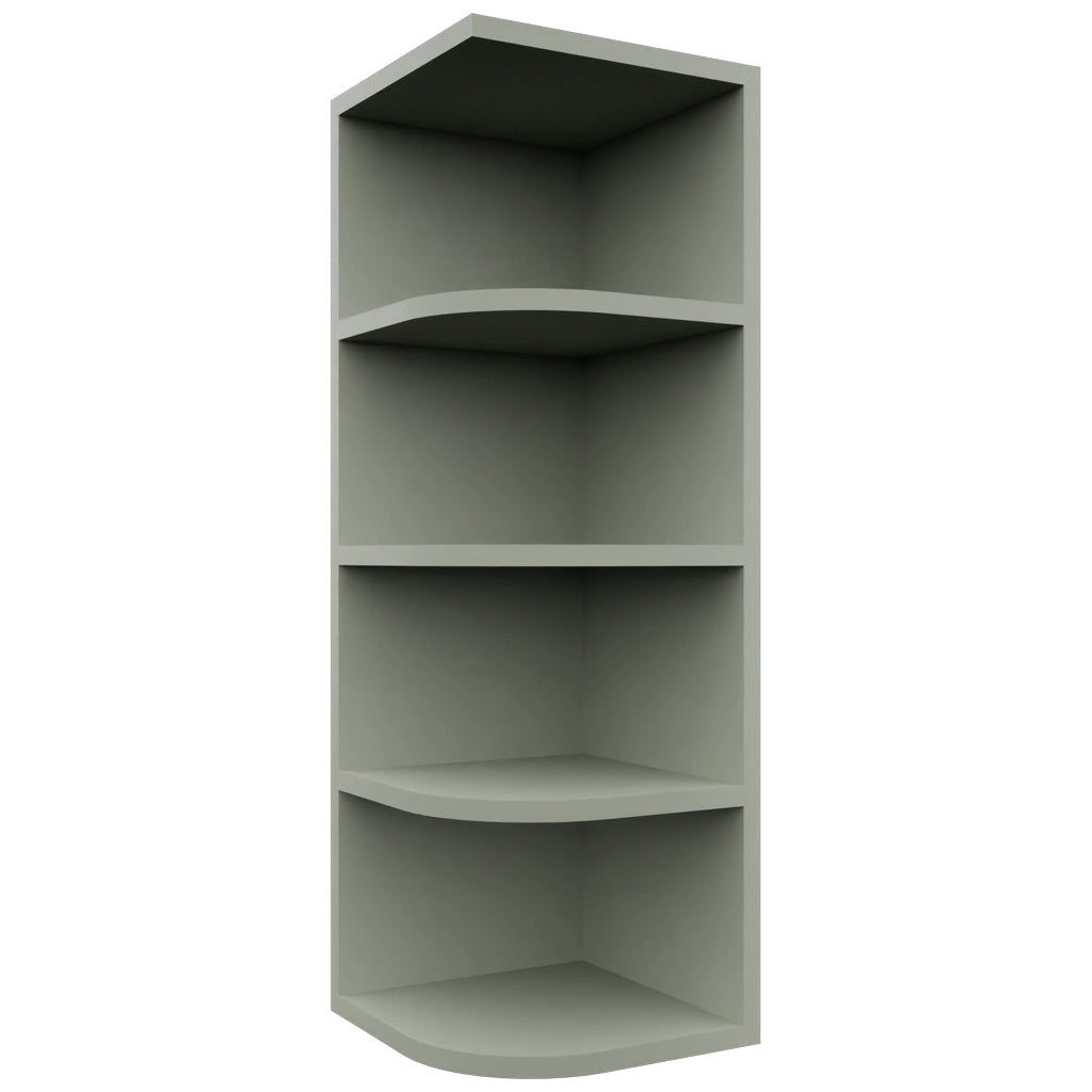 Fabuwood Pistachio Green OE1236 Wall Open End Cabinet, Front View