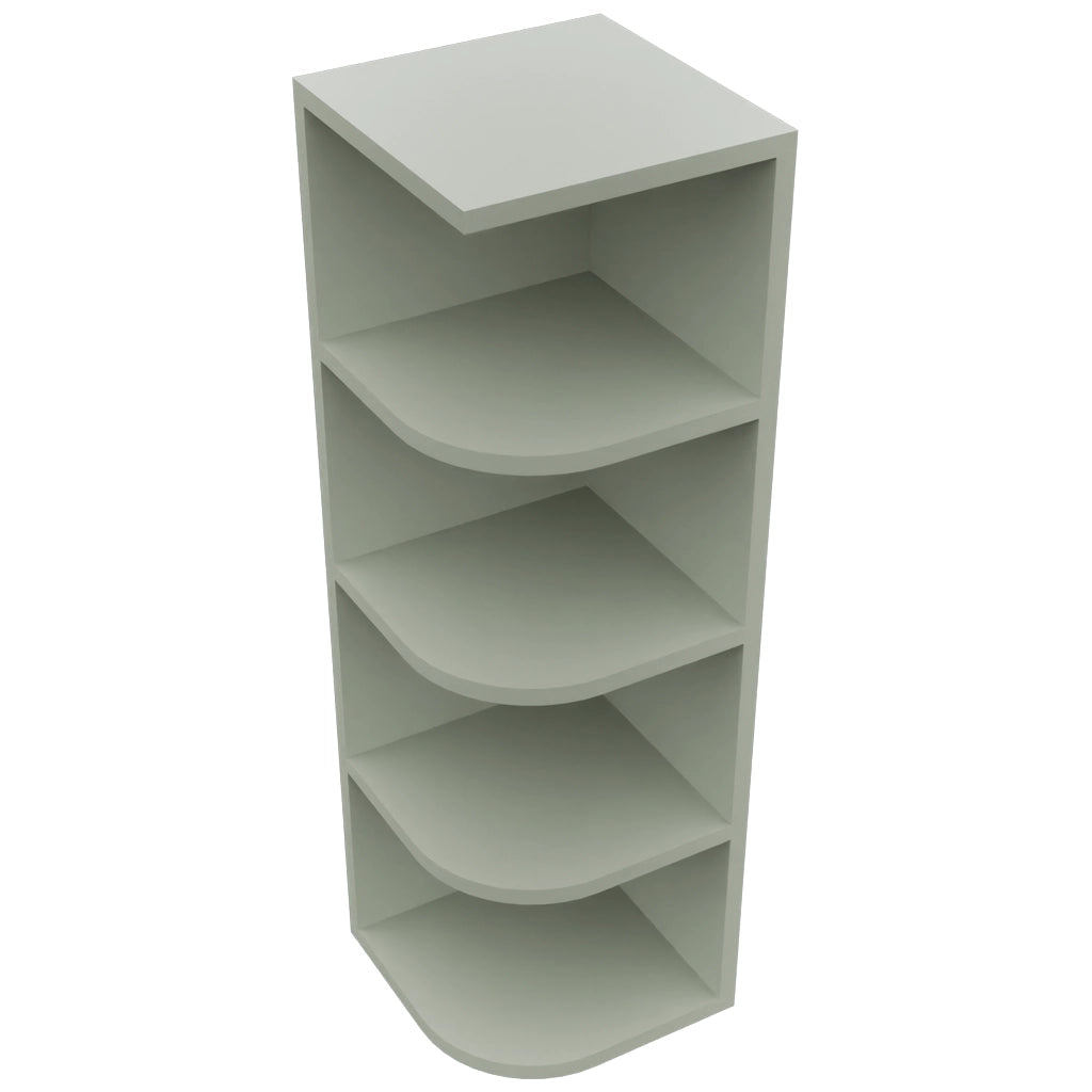 Fabuwood Pistachio Green OE1239 Wall Open End Cabinet, Top View