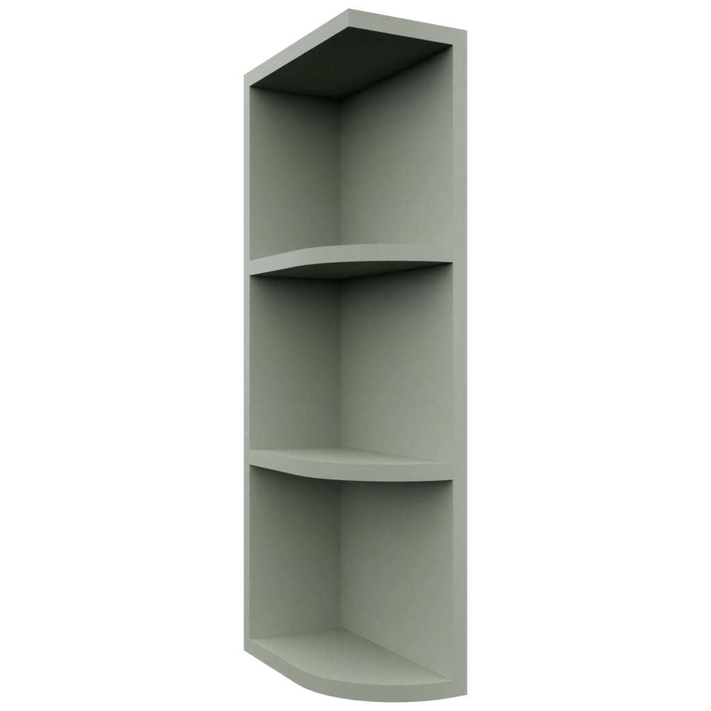 Fabuwood Pistachio Green OEL630 Wall Open End Cabinet, Front View