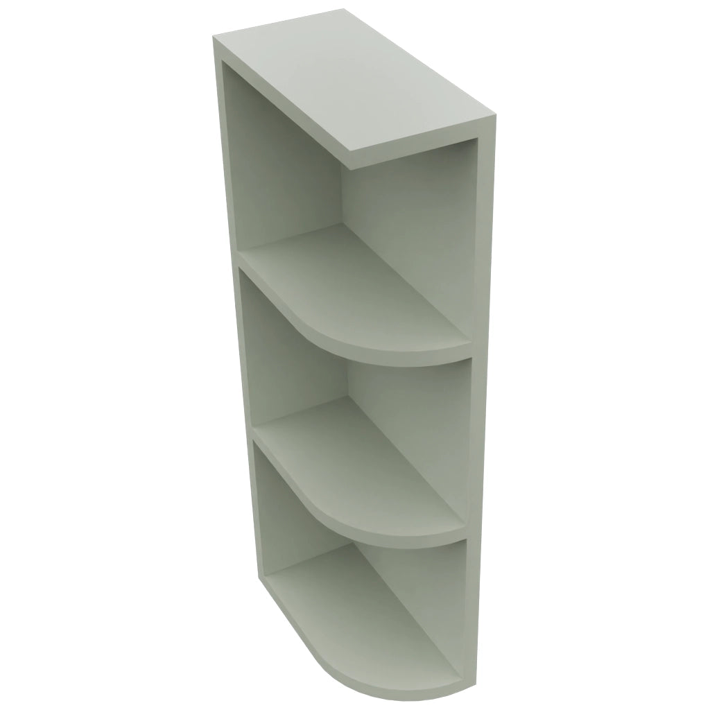 Fabuwood Pistachio Green OEL630 Wall Open End Cabinet, Top View