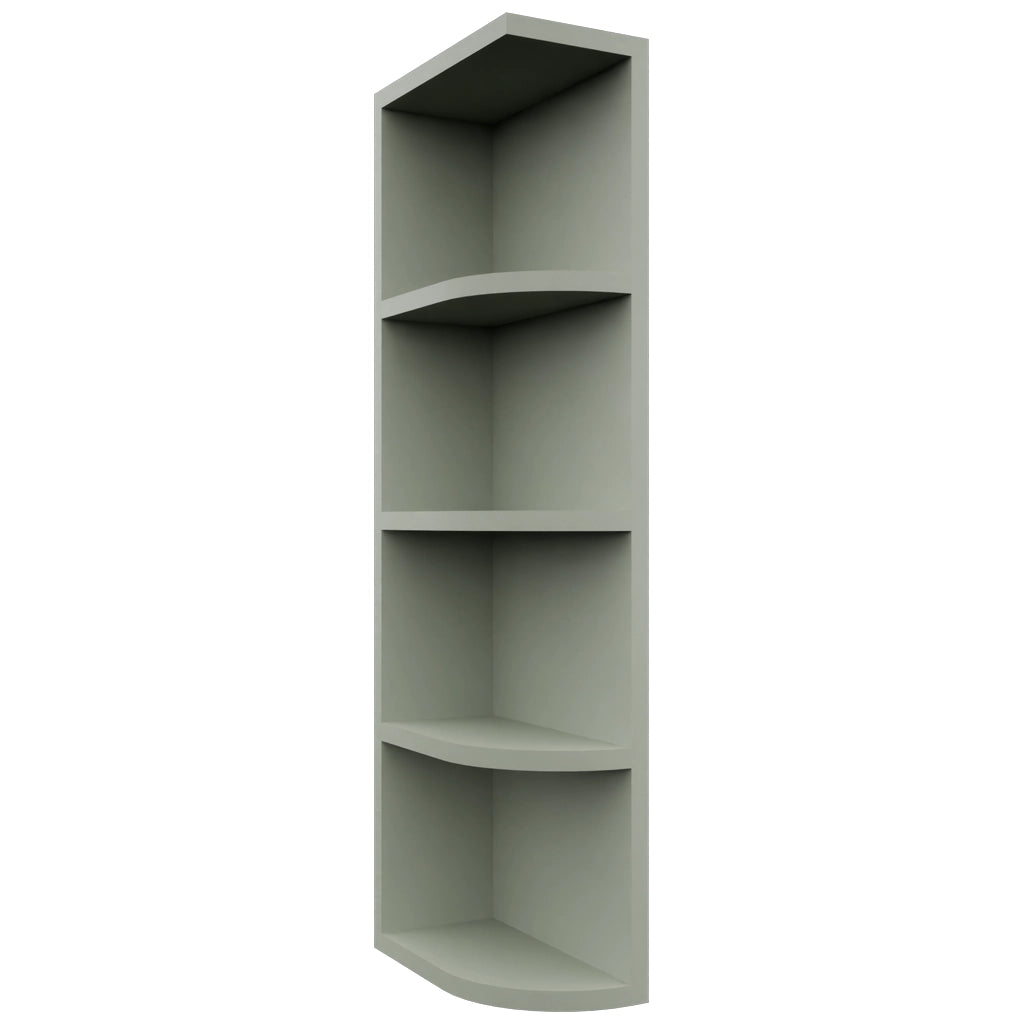 Fabuwood Pistachio Green OEL636 Wall Open End Cabinet, Front View