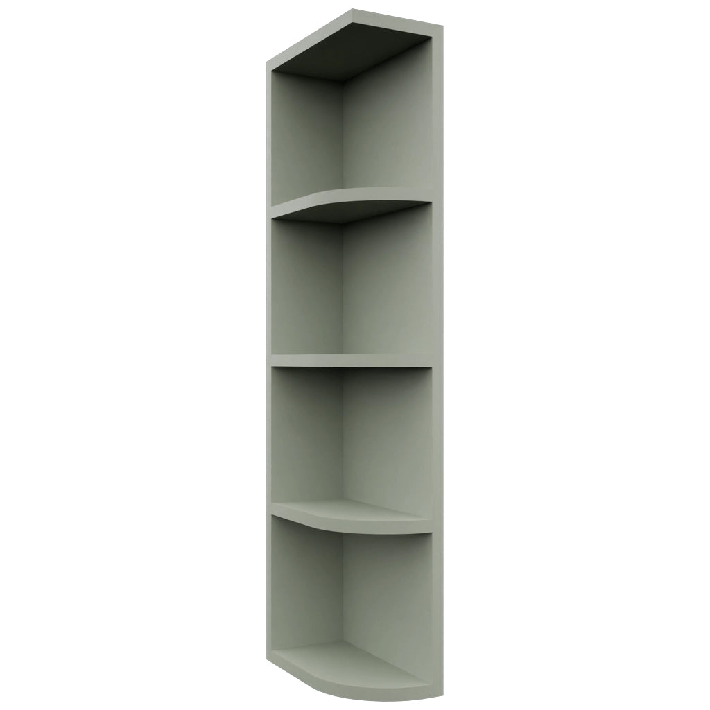 Fabuwood Pistachio Green OEL639 Wall Open End Cabinet, Front View