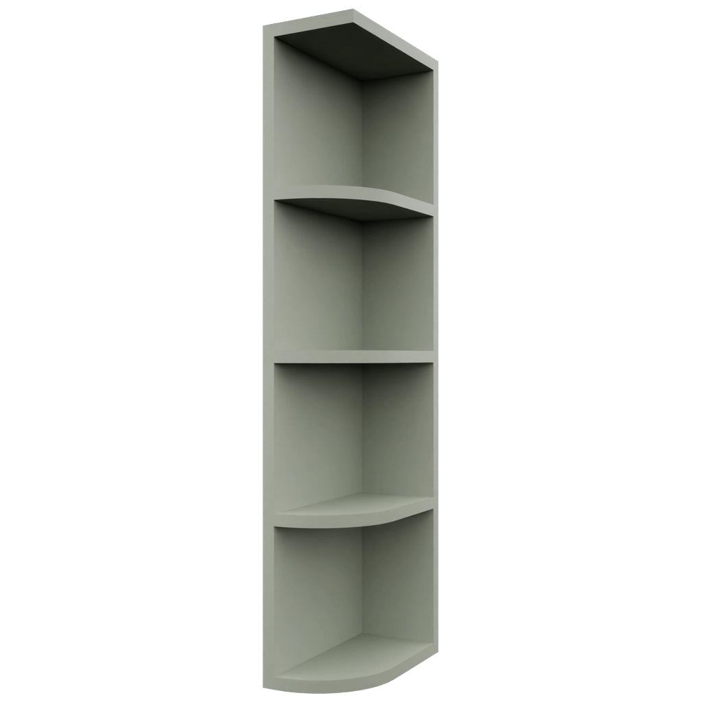 Fabuwood Pistachio Green OER639 Wall Open End Cabinet, Front View