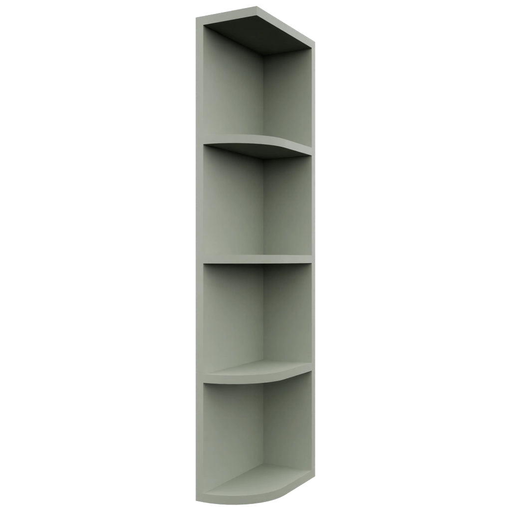 Fabuwood Pistachio Green OER642 Wall Open End Cabinet, Front View