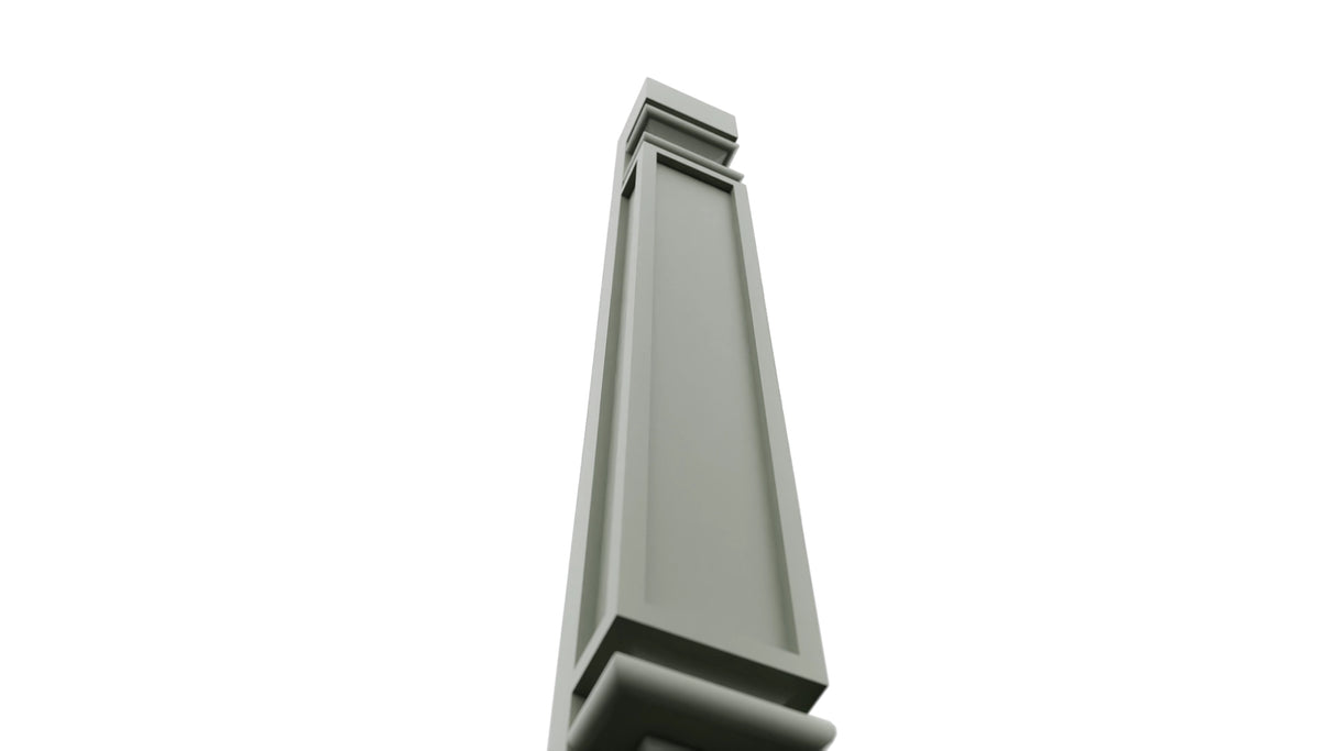Fabuwood Pistachio Green PP-W30 Wall Pilaster, Detail View