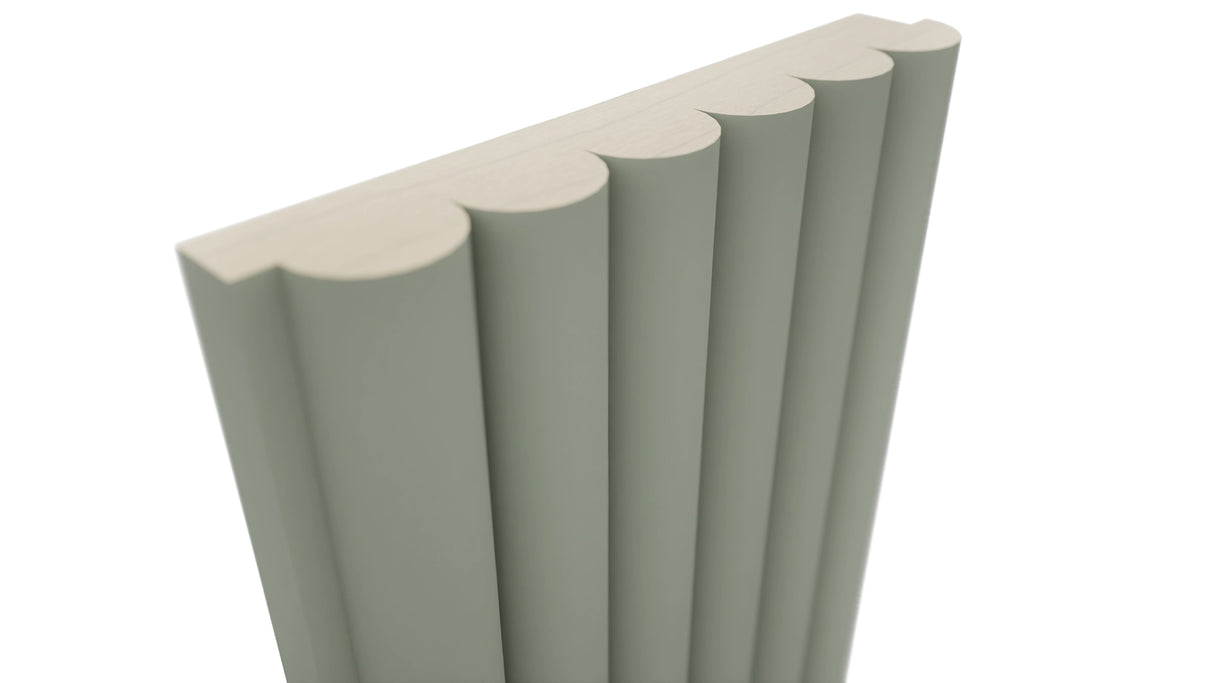 Fabuwood Pistachio Green RFP696 Panel, Detail View
