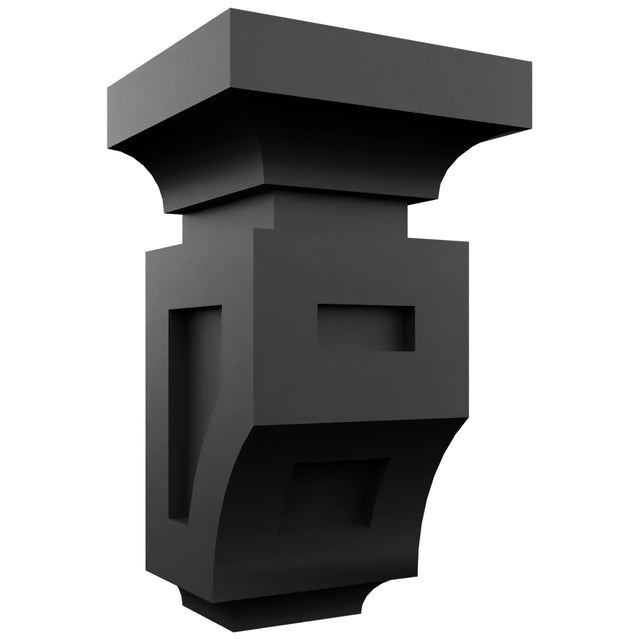 Fabuwood Pitch Black CMS Corbel, Front View