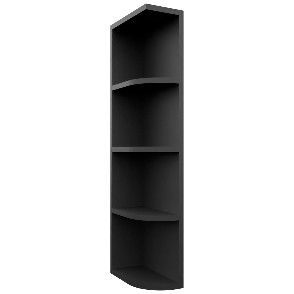 Fabuwood Pitch Black OEL639 Wall Open End Cabinet, Front View
