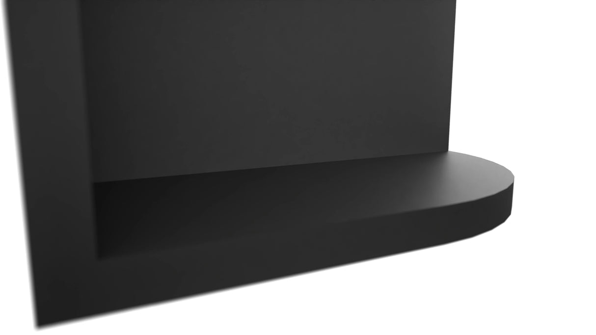 Fabuwood Pitch Black OEL639 Wall Open End Cabinet, Detail View