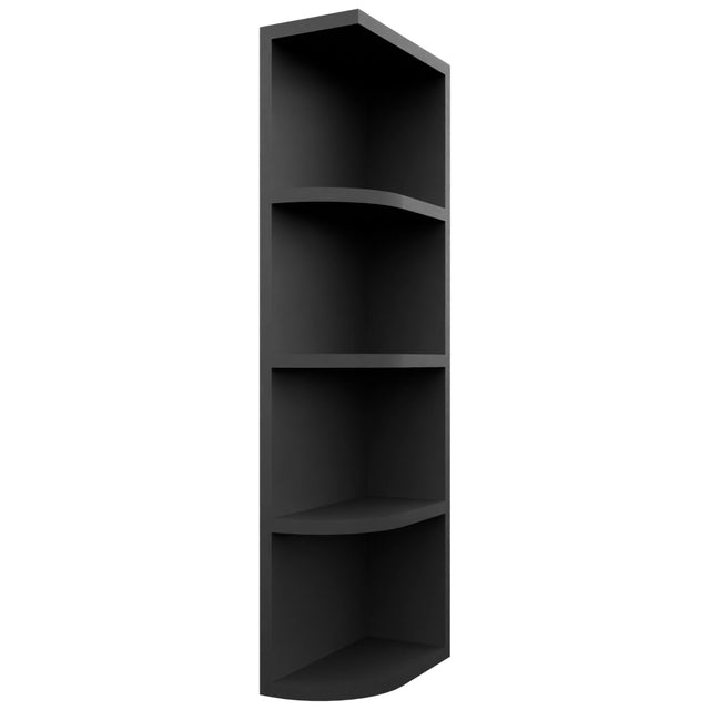 Fabuwood Pitch Black OER636 Wall Open End Cabinet, Front View