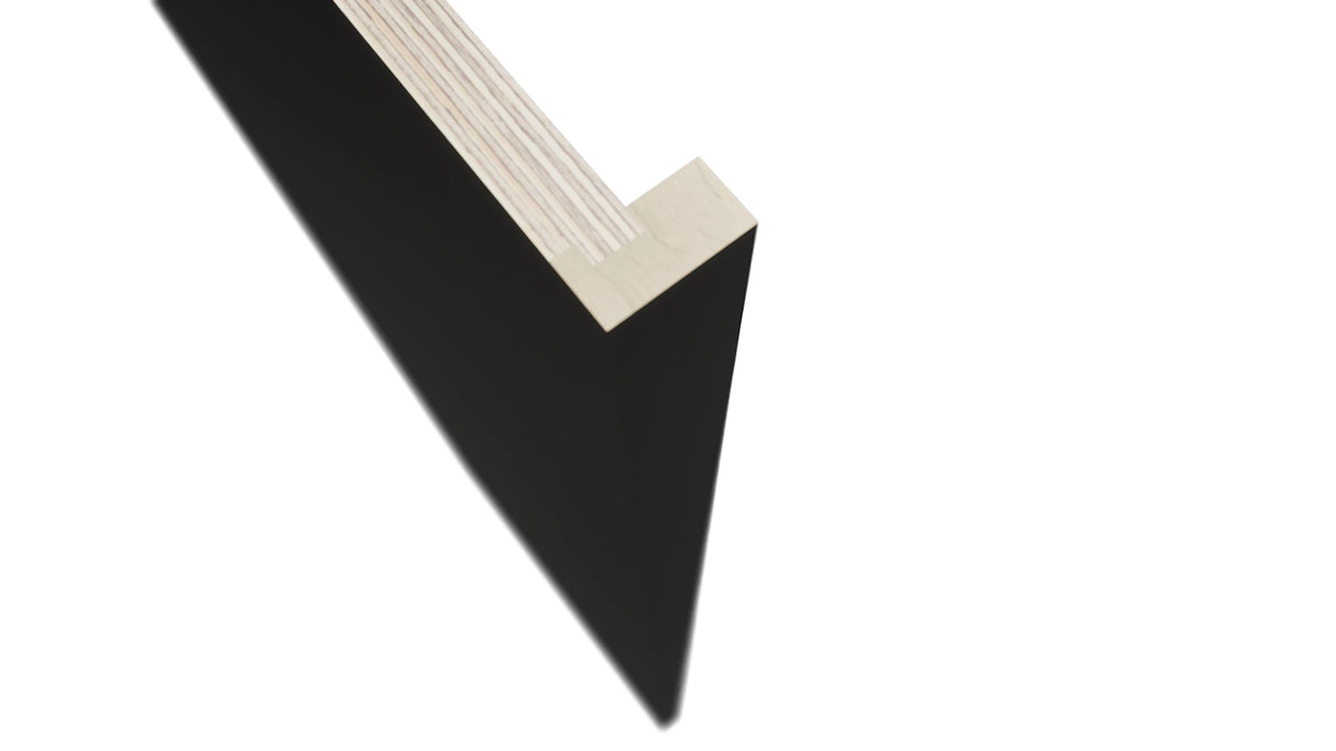 Fabuwood Pitch Black REP3096 x 1 1/2 Panel, Detail View
