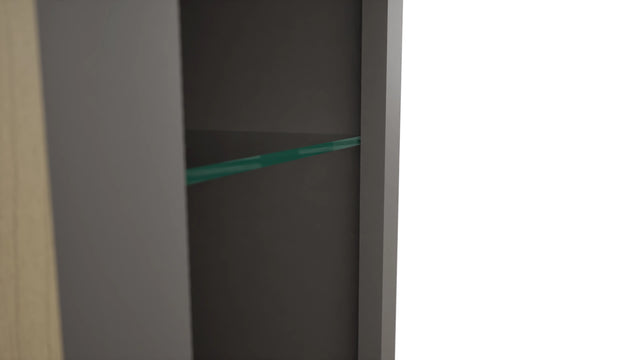 Fabuwood Stone NDW1242 Wall Standard No Door Cabinet, Detail View