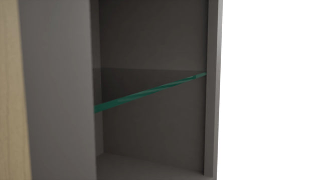 Fabuwood Stone NDW1830 Wall Standard No Door Cabinet, Detail View