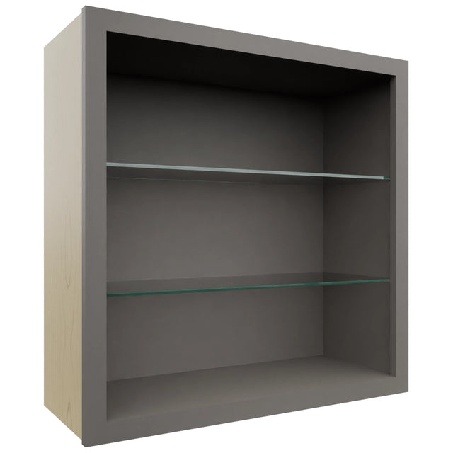Fabuwood Stone NDW3030 Wall Standard No Door Cabinet, Front View