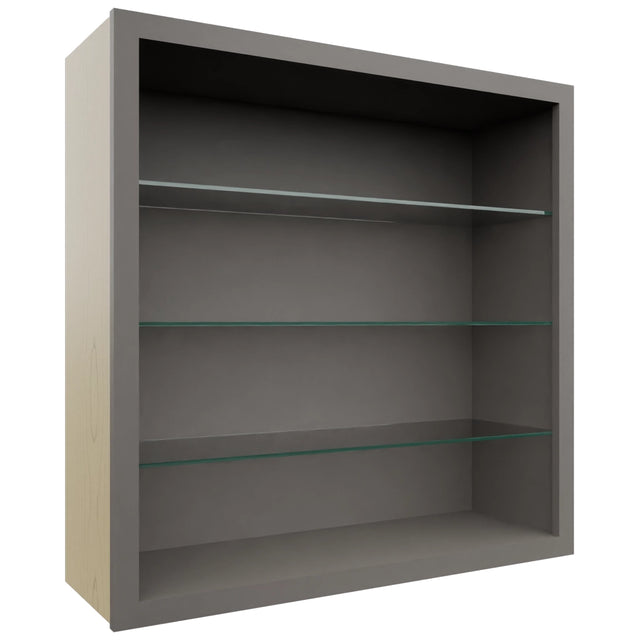 Fabuwood Stone NDW3636 Wall Standard No Door Cabinet, Front View