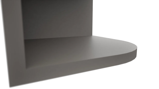 Fabuwood Stone OE1236 Wall Open End Cabinet, Detail View