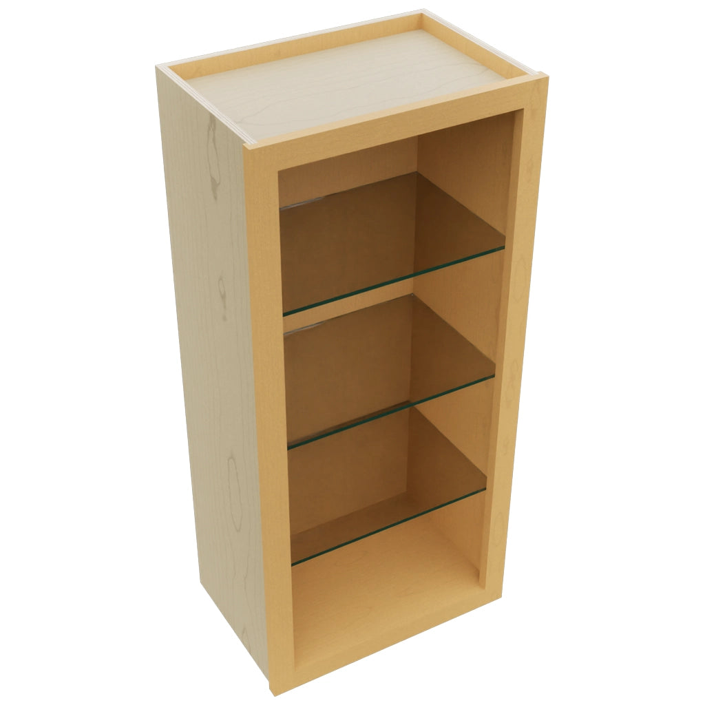 Fabuwood Timber NDW1839 Wall Standard No Door Cabinet, Top View