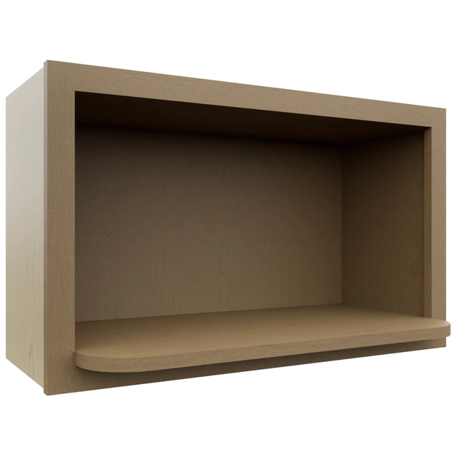 MW3018 ( Wall | Microwave Shelf Cabinet - 3"W X 18"H X 12"D ) | Truffle