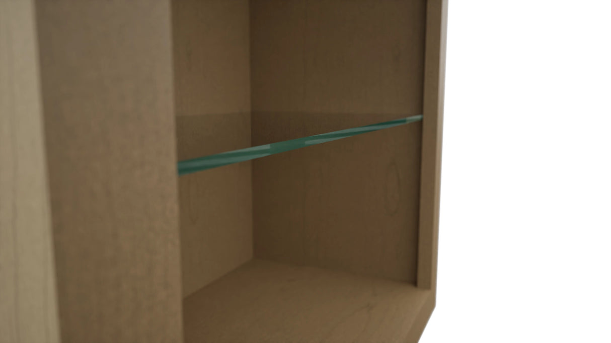 Fabuwood Truffle NDW2442 Wall Standard No Door Cabinet, Detail View