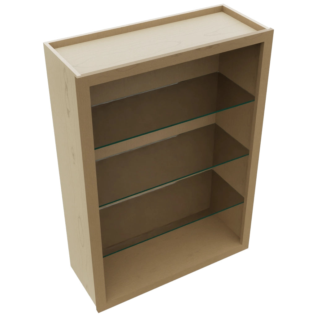 Fabuwood Truffle NDW3042 Wall Standard No Door Cabinet, Top View