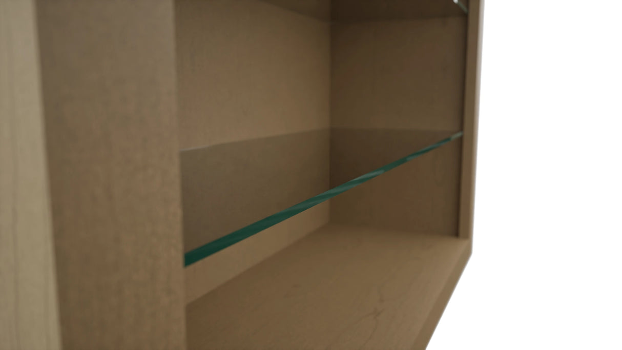 Fabuwood Truffle NDW3636 Wall Standard No Door Cabinet, Detail View