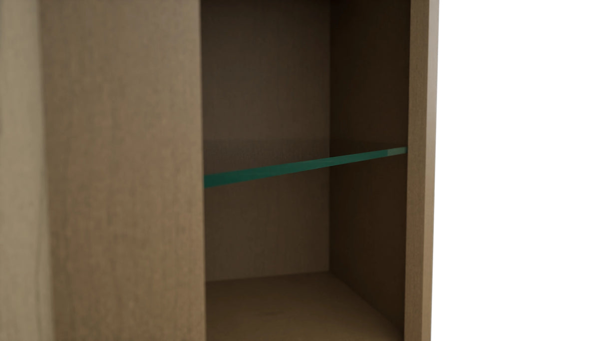 Fabuwood Truffle NDWDC2430 Wall Corner Diagonal No Door Cabinet, Detail View