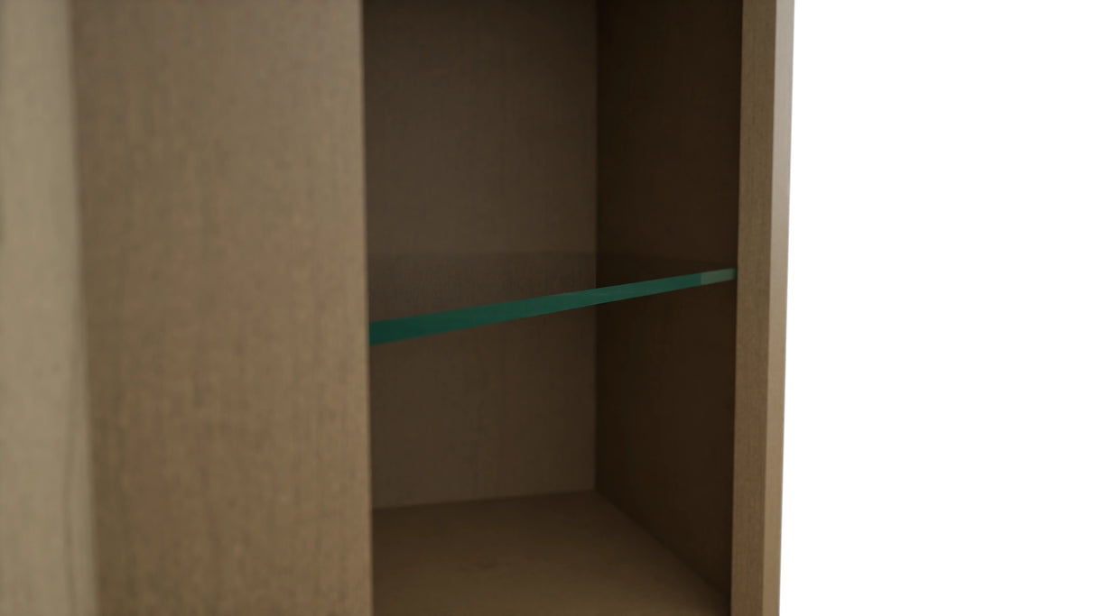Fabuwood Truffle NDWDC2439 Wall Corner Diagonal No Door Cabinet, Detail View