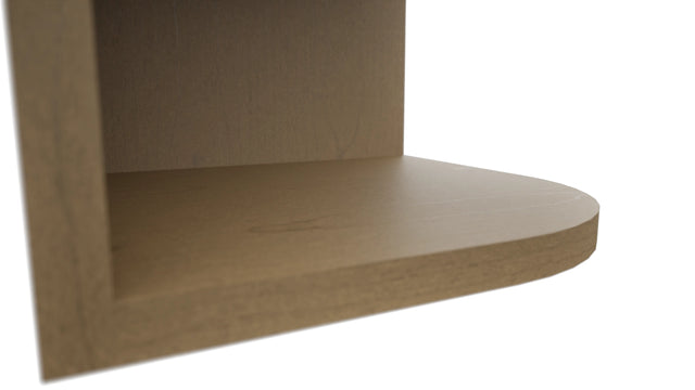 Fabuwood Truffle OE1230 Wall Open End Cabinet, Detail View