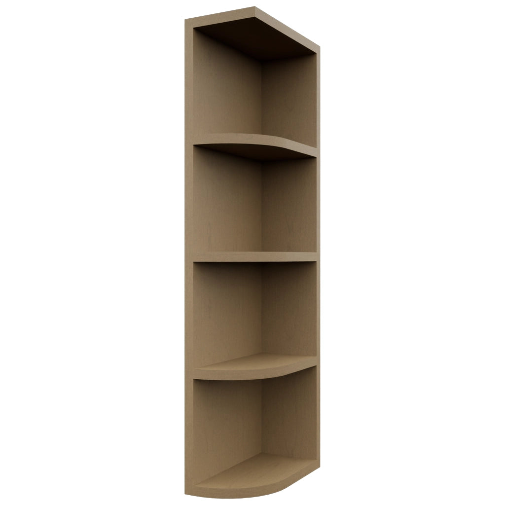 Fabuwood Truffle OER636 Wall Open End Cabinet, Front View