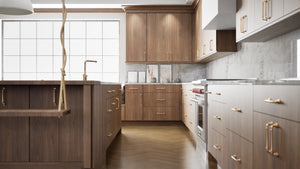 Broadway Almond ( MDF | Compressed [ Frameless • Textured • Laminated ] - 10' X 10' Kitchen Cabinet ) | Assembled In USA