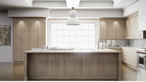 Broadway Beach ( MDF | Compressed [ Frameless • Textured • Laminated ] - 10' X 10' Kitchen Cabinet ) | Assembled In USA
