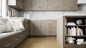 Broadway Coastal ( MDF | Compressed [ Frameless • Textured • Laminated ] - 10' X 10' Kitchen Cabinet ) | Assembled In USA