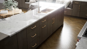 Broadway Coastal ( MDF | Compressed [ Frameless • Textured • Laminated ] - 10' X 10' Kitchen Cabinet ) | Assembled In USA
